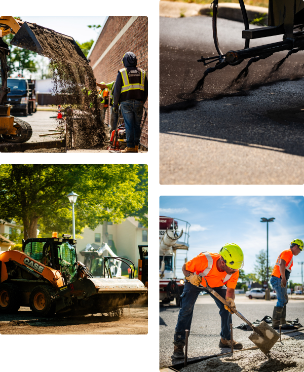 Collage of Eosso Brothers Paving