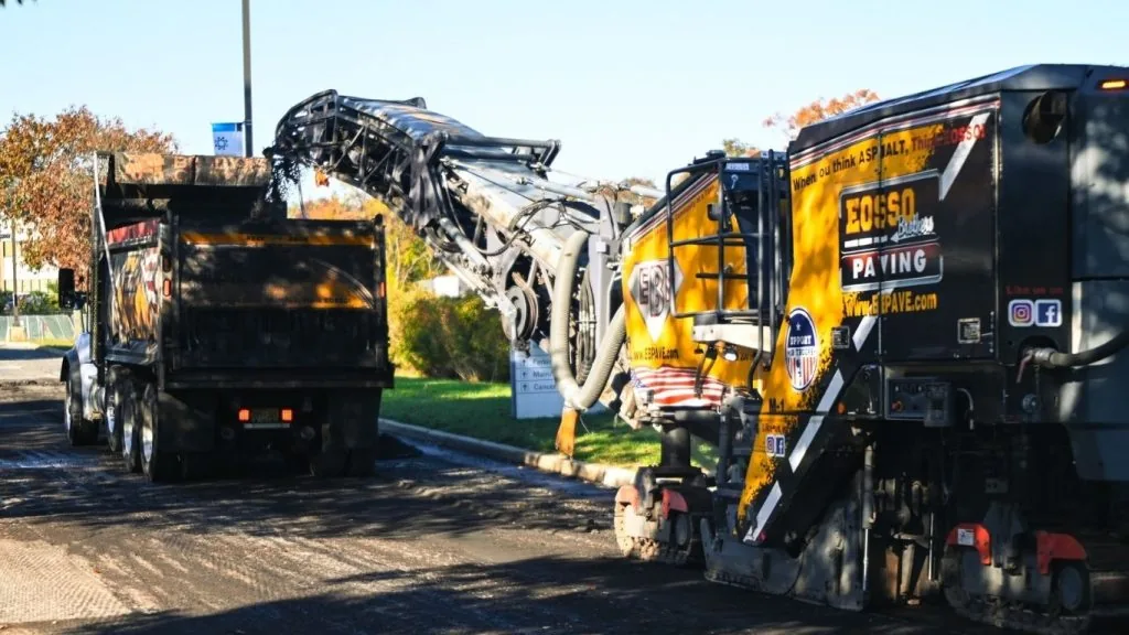 eosso brothers paving in new jersey asphalt milling services machine