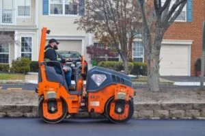 Commercial asphalt parking lot maintenance in New Jersey