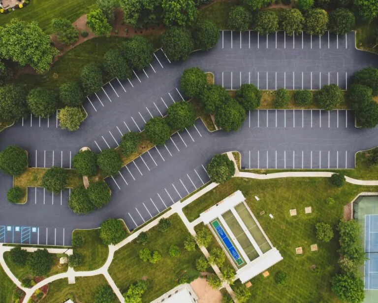 asphalt sealcoating on parking lot in new jersey
